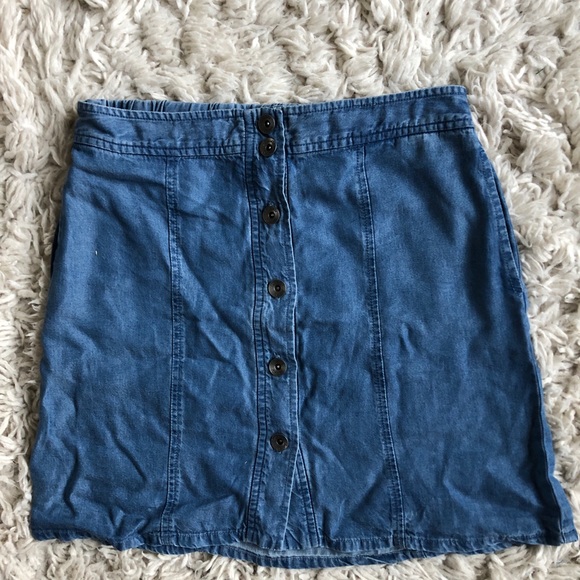 NWT splendid button up denim skirt - Picture 2 of 4